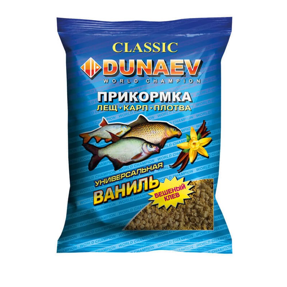 Прикормка &quot;DUNAEV КЛАССИКА&quot; 0.9кг  гранулы Ваниль