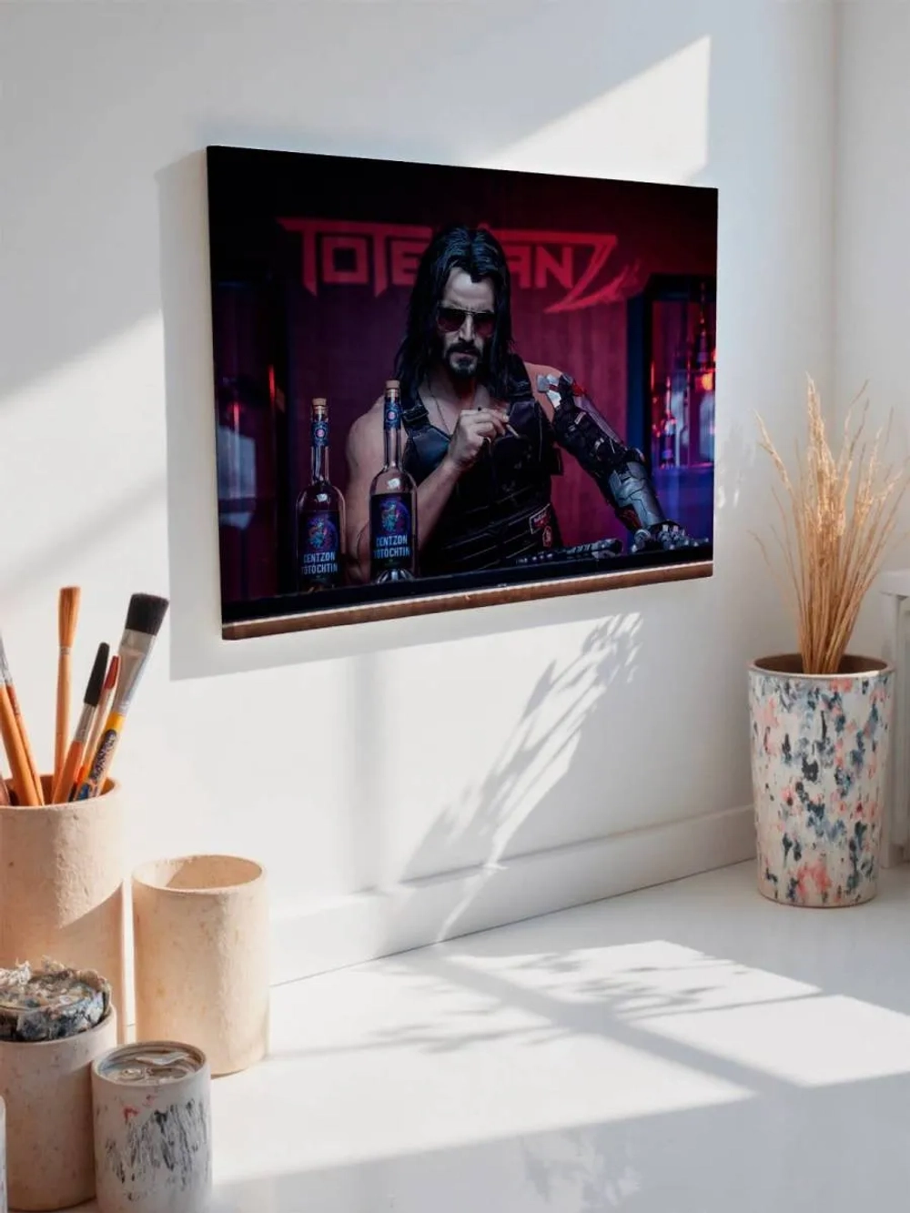 Картина на стену 40 X 50 Киберпанк