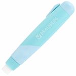 Ластик выдвижной BRAUBERG "REWIND", 112х21х24 мм, белый, пастельные цвета корпуса ассорти, 272686