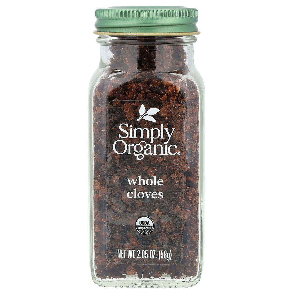 Simply Organic, Целая гвоздика, 2,05 унции (58 г)