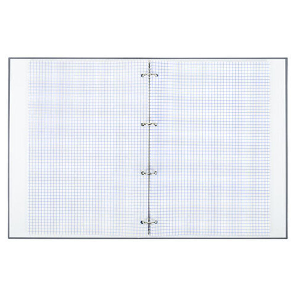 Тетрадь на кольцах БОЛЬШАЯ А4, 215х305 мм, 100 л., твердый картон, клетка, BRAUBERG, "Винтаж", 405410