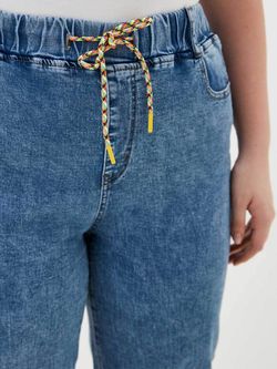 Джинсы на резинке больших размеров