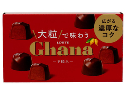 Шоколадные конфеты Гана 9шт, Lotte, 69,3г
