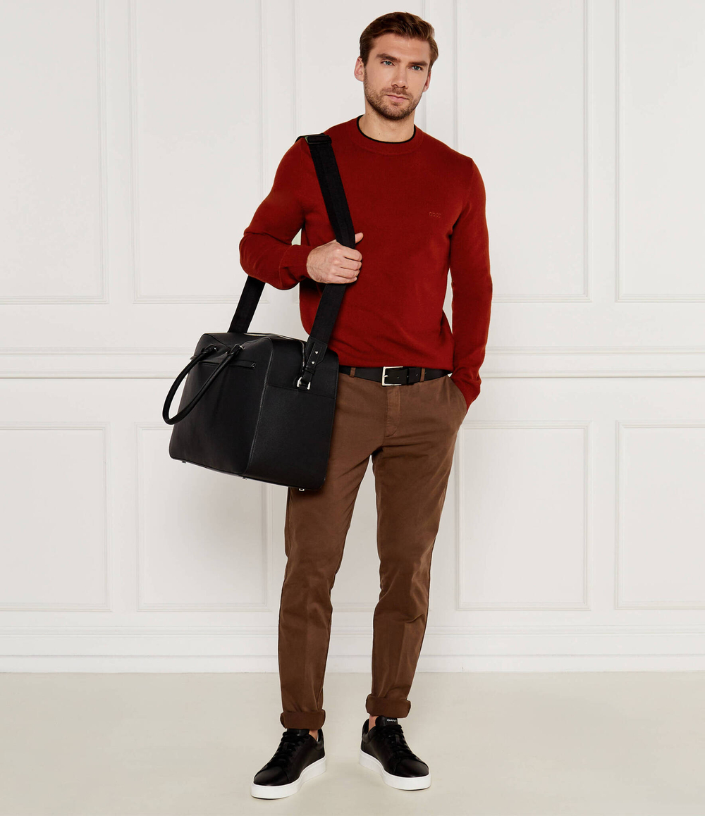 Шерстяной свитер Ebacio BOSS BLACK - красный(50526844)