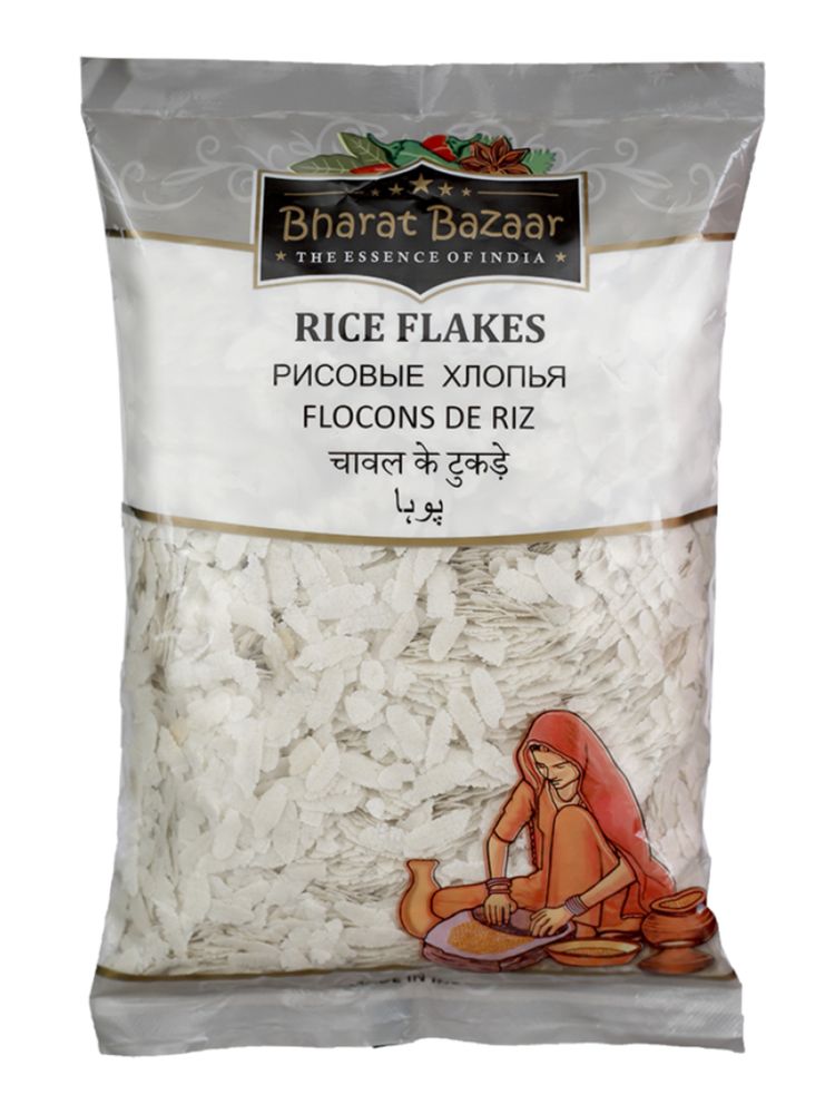Рисовые хлопья Bharat Bazaar Rice Flakes 300 г, 2 шт