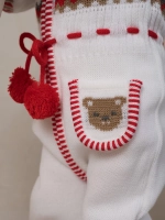 Вязаный комбинезон для новорожденных и малышей на молнии