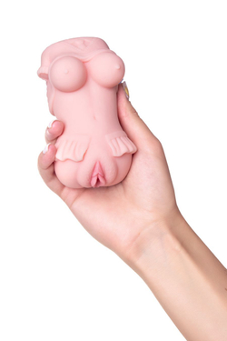Мастурбатор реалистичный Juicy Pussy by TOYFA Little flower, TPE, телесный, 11,5 см