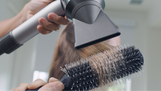 Профессиональный Фен для волос Dyson Supersonic HD12 серебристый UK