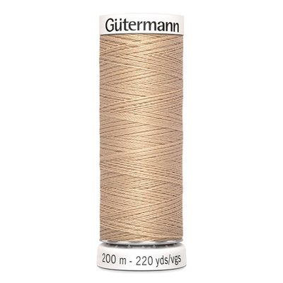 01 Нить Sew-All 100/200 м для всех материалов, 100% полиэстер Gutermann 748277 (170 кэмел)