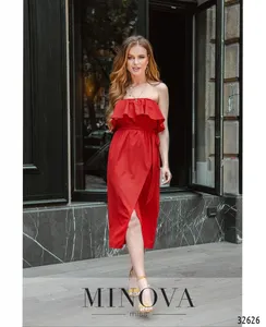 Платье 8608-красный Minova