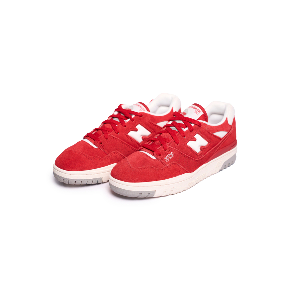 New Balance 550 Suede Pack "Team Red"