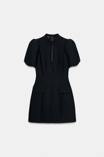 КОРОТКОЕ ПЛАТЬЕ С БАЛОННЫМИ РУКАВАМИ - ZARA