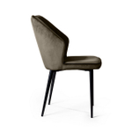 Стул Berg, бархат коричневый 12