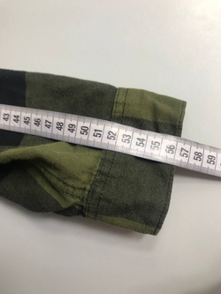 Рубашка H&M теплая, маркировка 34, визуально на 40 размер