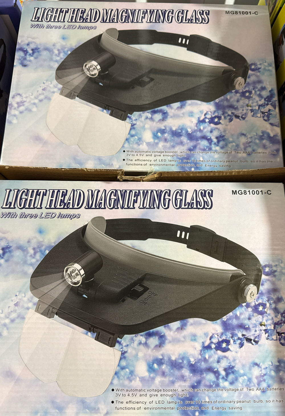 Лупа наголову 81001-С