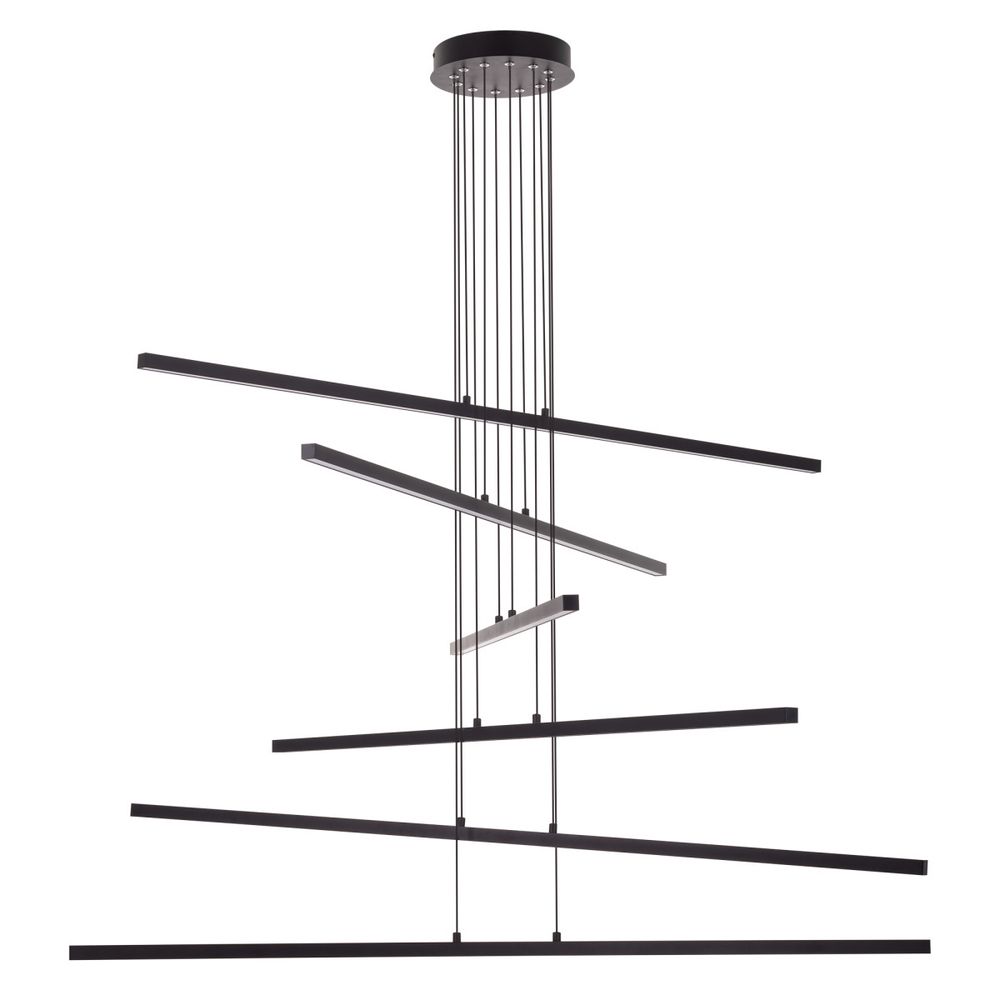 Citilux Стиг CL203261 LED Люстра подвесная с пультом Чёрная