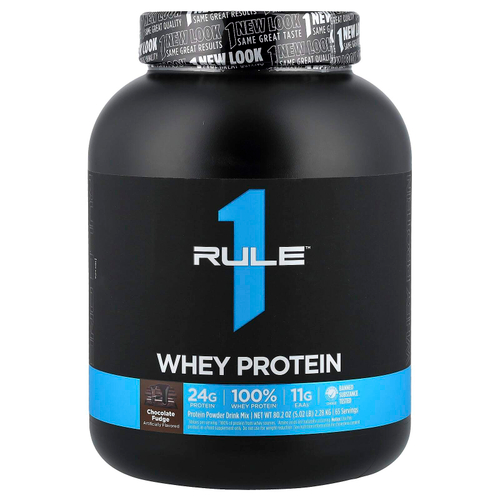 Rule One Proteins, Whey Blend, сывороточная протеиновая смесь, в порошке, со вкусом шоколадной помадки, 2,28 кг (5,02 фунта)
