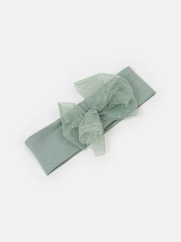 Повязка с бантом из фатина 