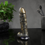 Черное фигурное мыло Мылим по-взрослому - 16 см. (Цвет: черный)