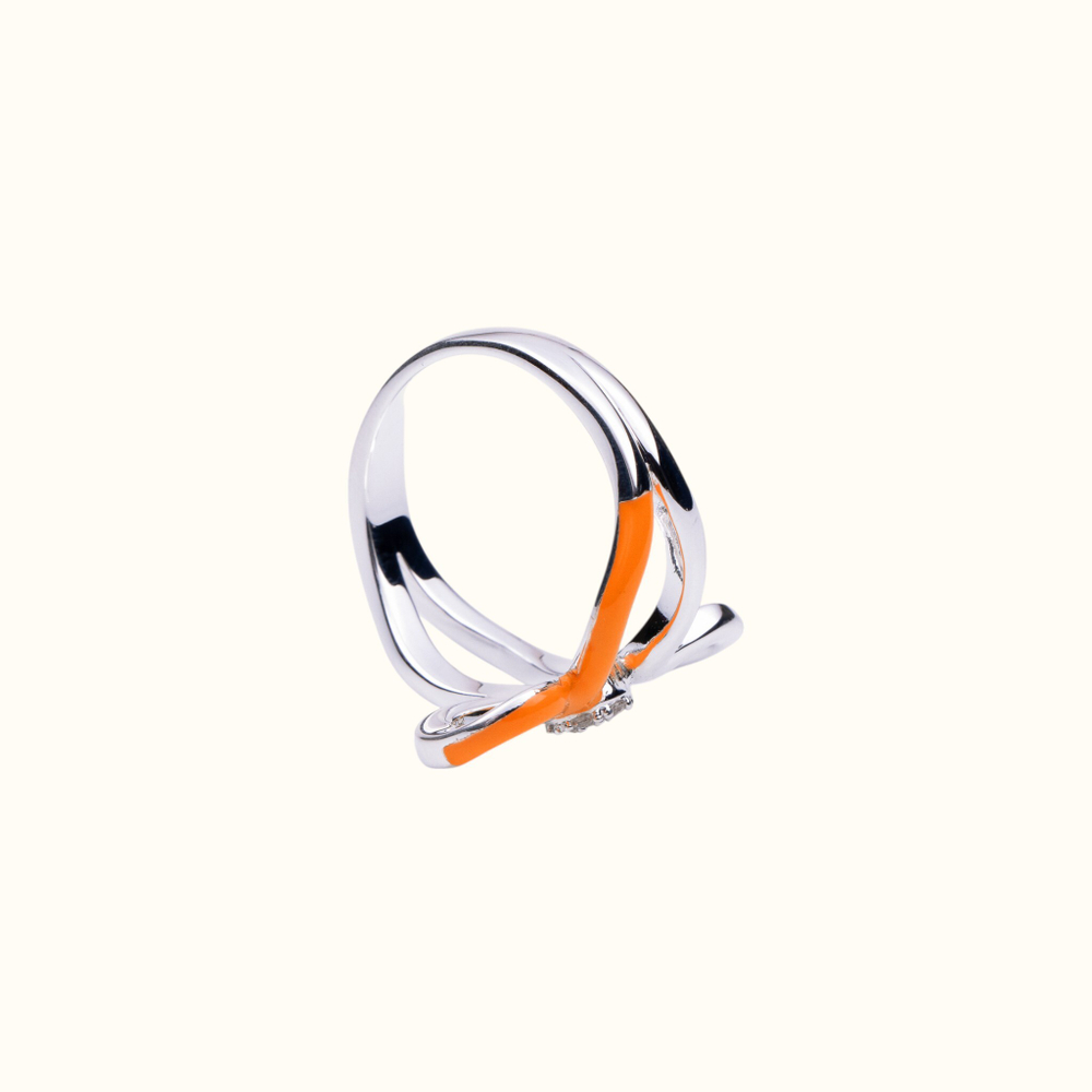 Кольцо Bloom Orange