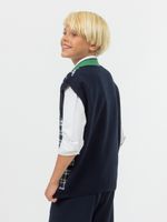 Жилетка для мальчика в школу AT1081 синий