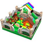 Коммерческий надувной батут "Терем" 9*6*4 м