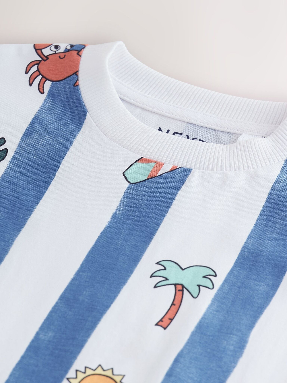 Футболка для мальчика Next AG8-708, Белый, Синий