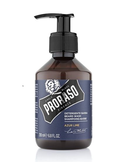 Шампунь для бороды Proraso, Azur Lime Beard Wash, 200 мл
