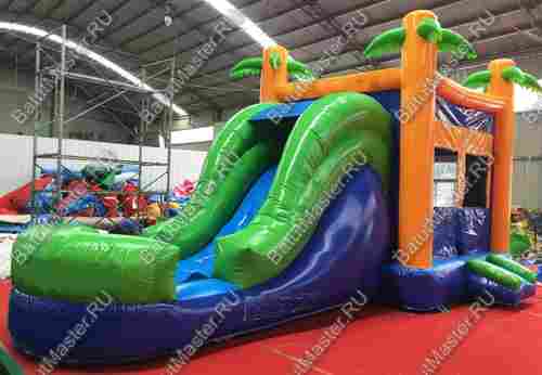 Батут-горка "Отдых на пляже", 6*3*4 м