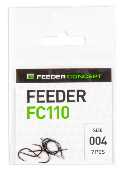 Крючки FC FEEDER FC110 №4, 7 шт.