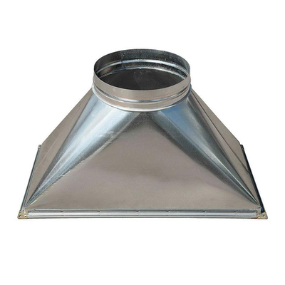 Переход c прямоугольного на круглое сечение (оц. сталь) 500х300-d250