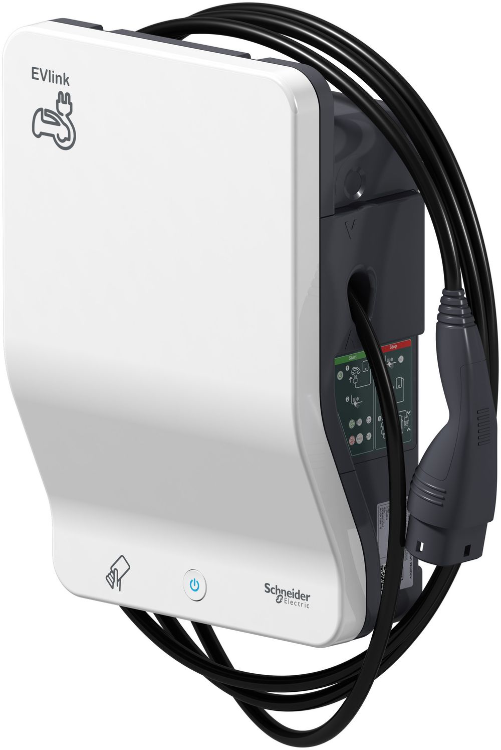 Зарядная станция EVlink Smart Wallbox, RIFD (EVB1A7PARI) - 2