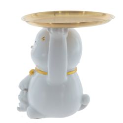 GAEM Фигурка декоративная с подносом "Кошка", L18 W14,5 H16,5 см