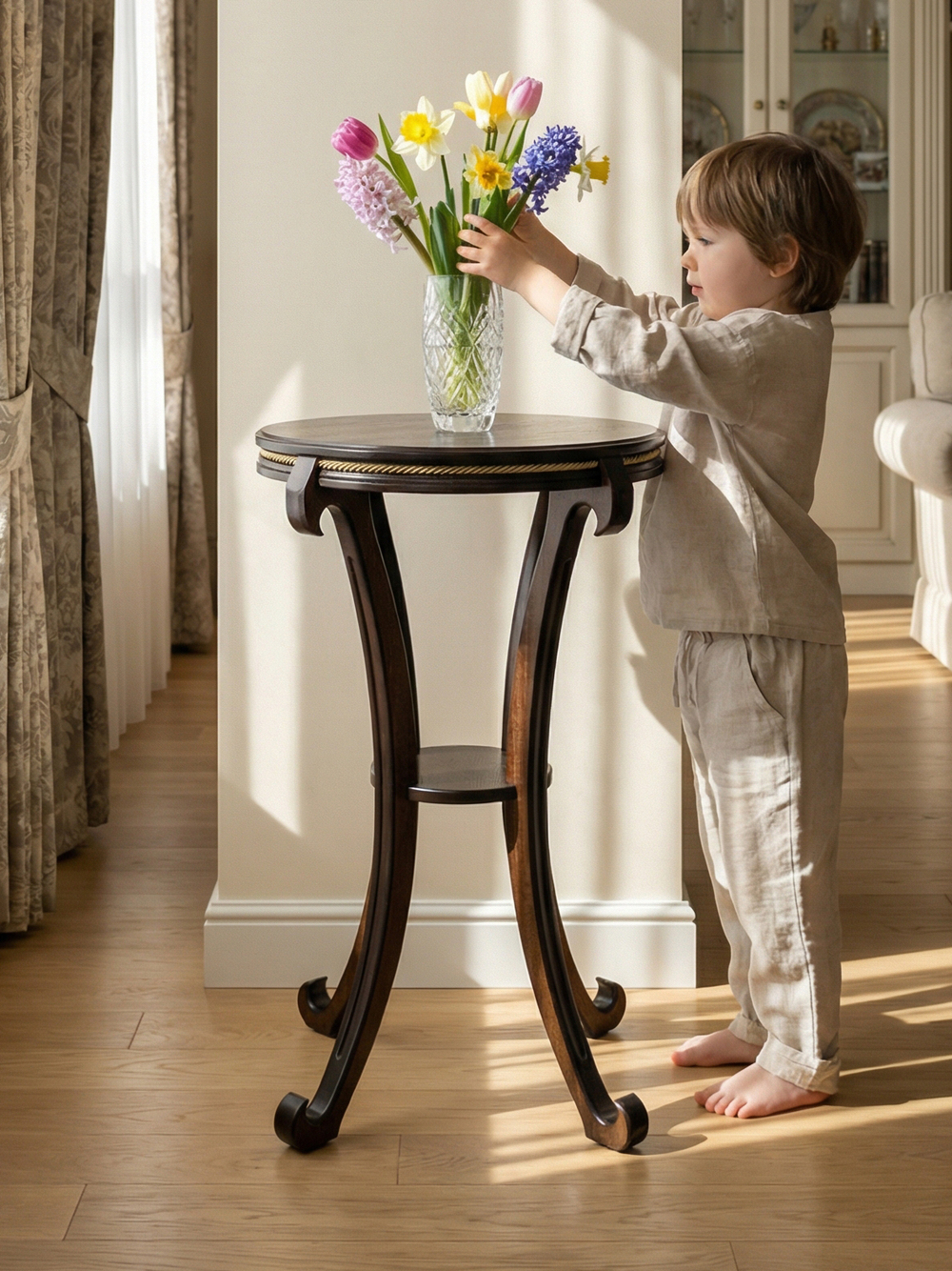 Подставка Мебелик Глория орех Л