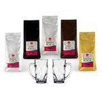 Набор Кофе в зёрнах Nivona «Gold Collection» (5 x 250г) + 2 кружки (360 ml)