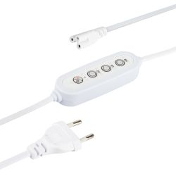 Таймер для светильника ЭРА FITO-LINETIME-3 pin (2/4/8 H)-GR с проводом 1,5 м