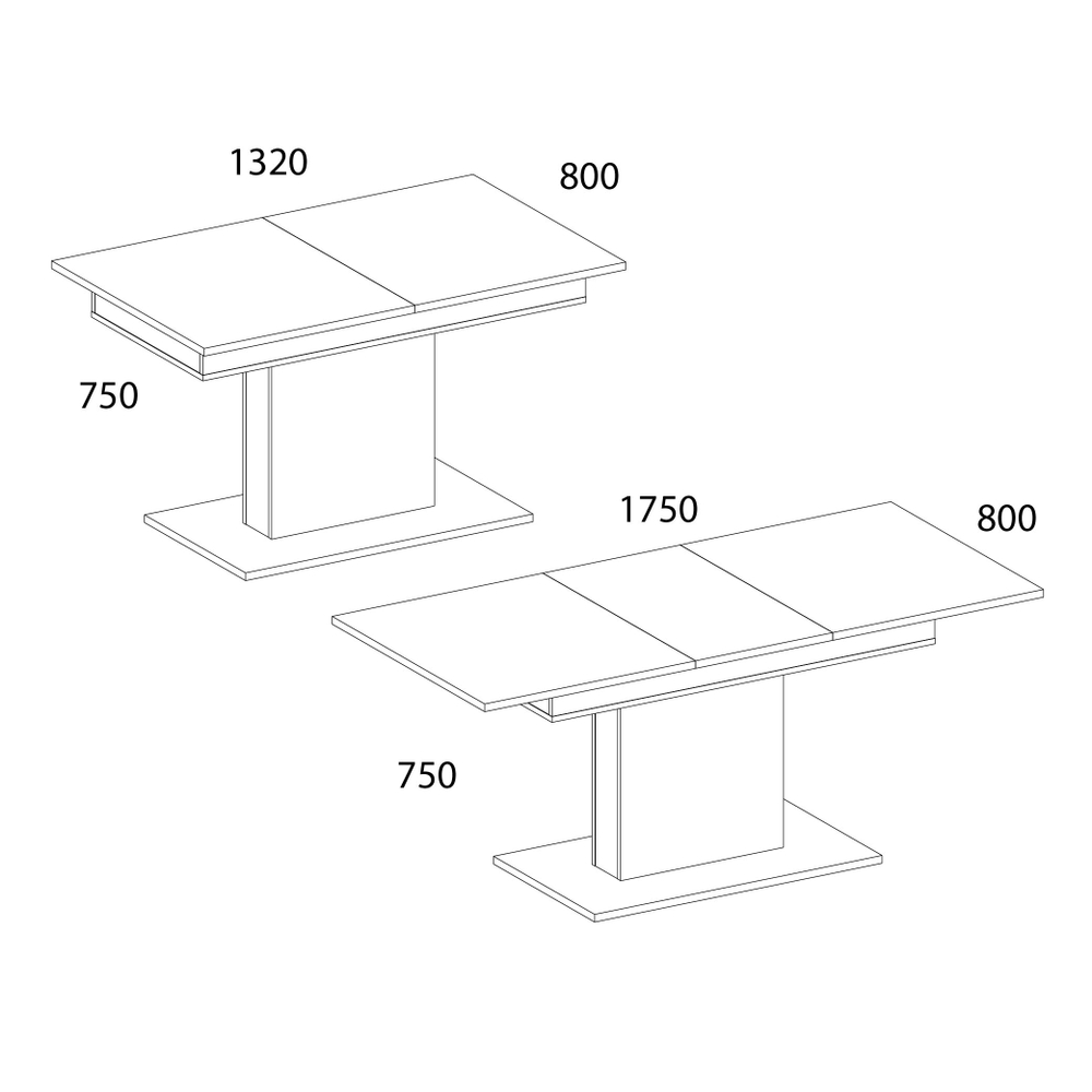 Стол раздвижной