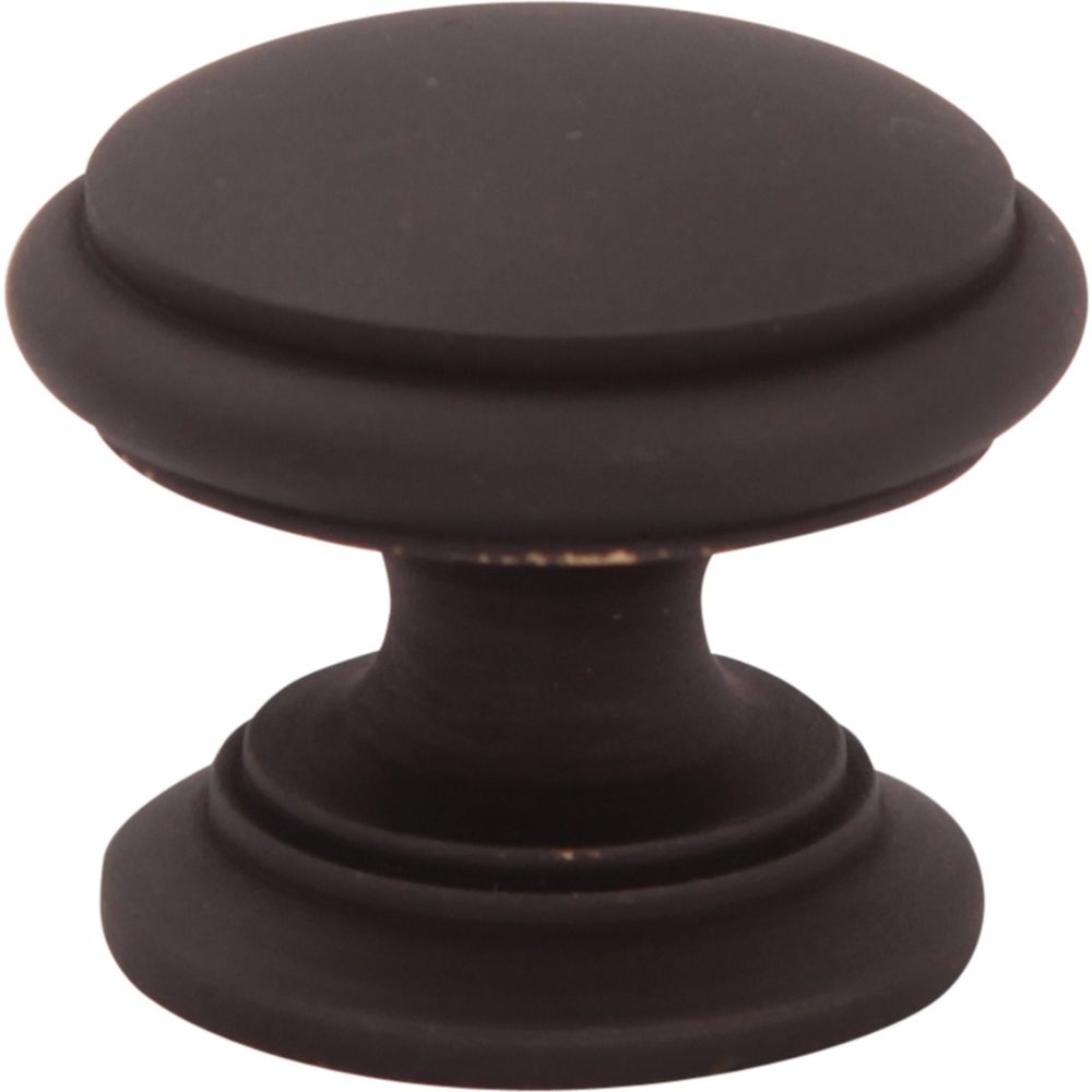 Мебельная ручка 805 Старинная латунь VG ROUND CAP D32 mm