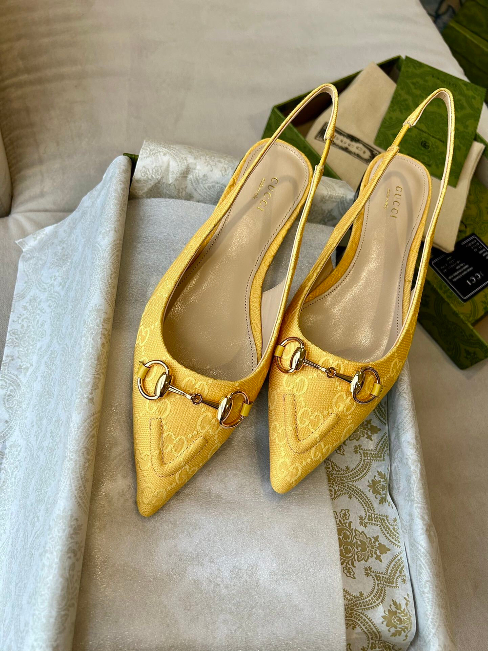 Gucci Slingback Ballet Flat