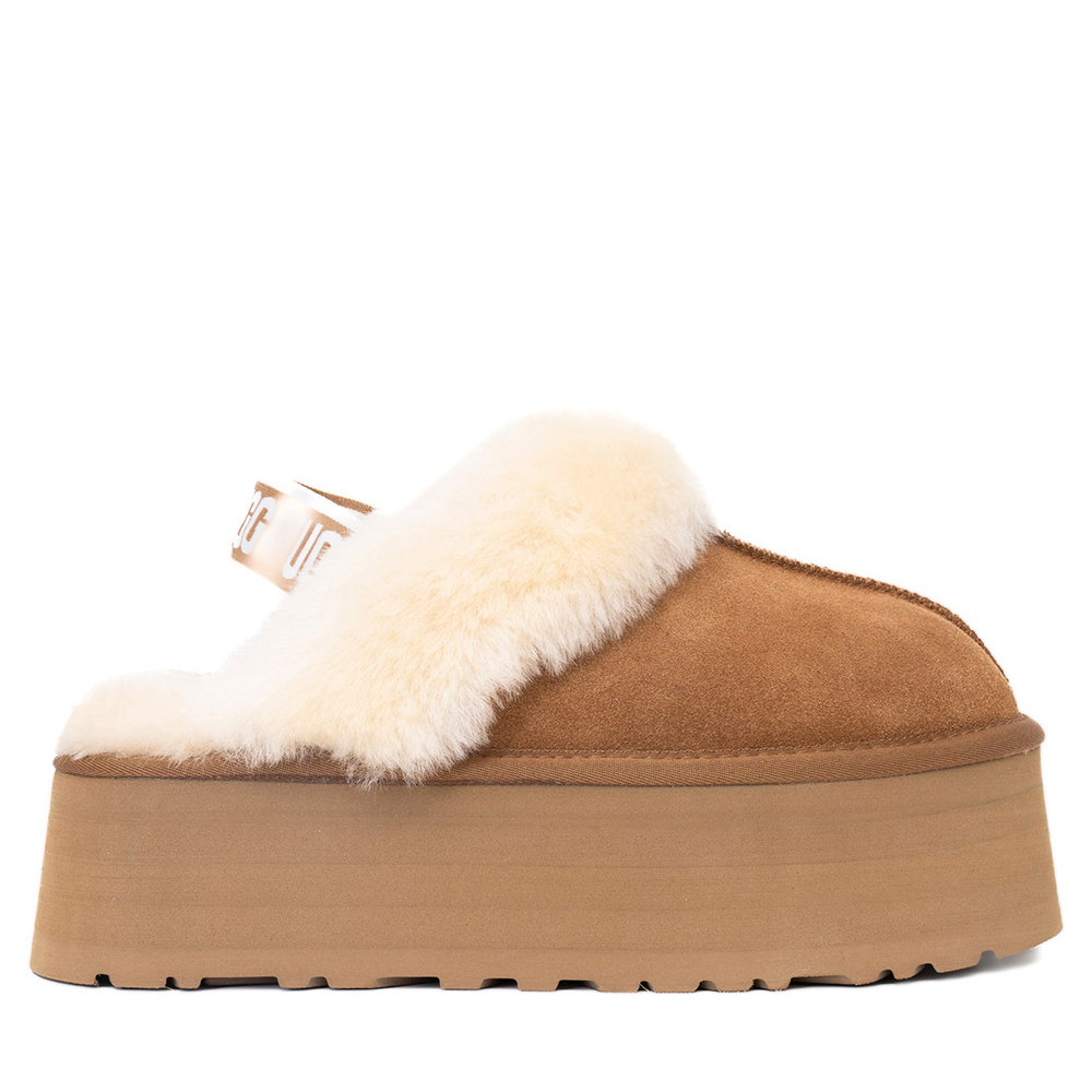 Ugg Funkette Slippers Platform Chestnut