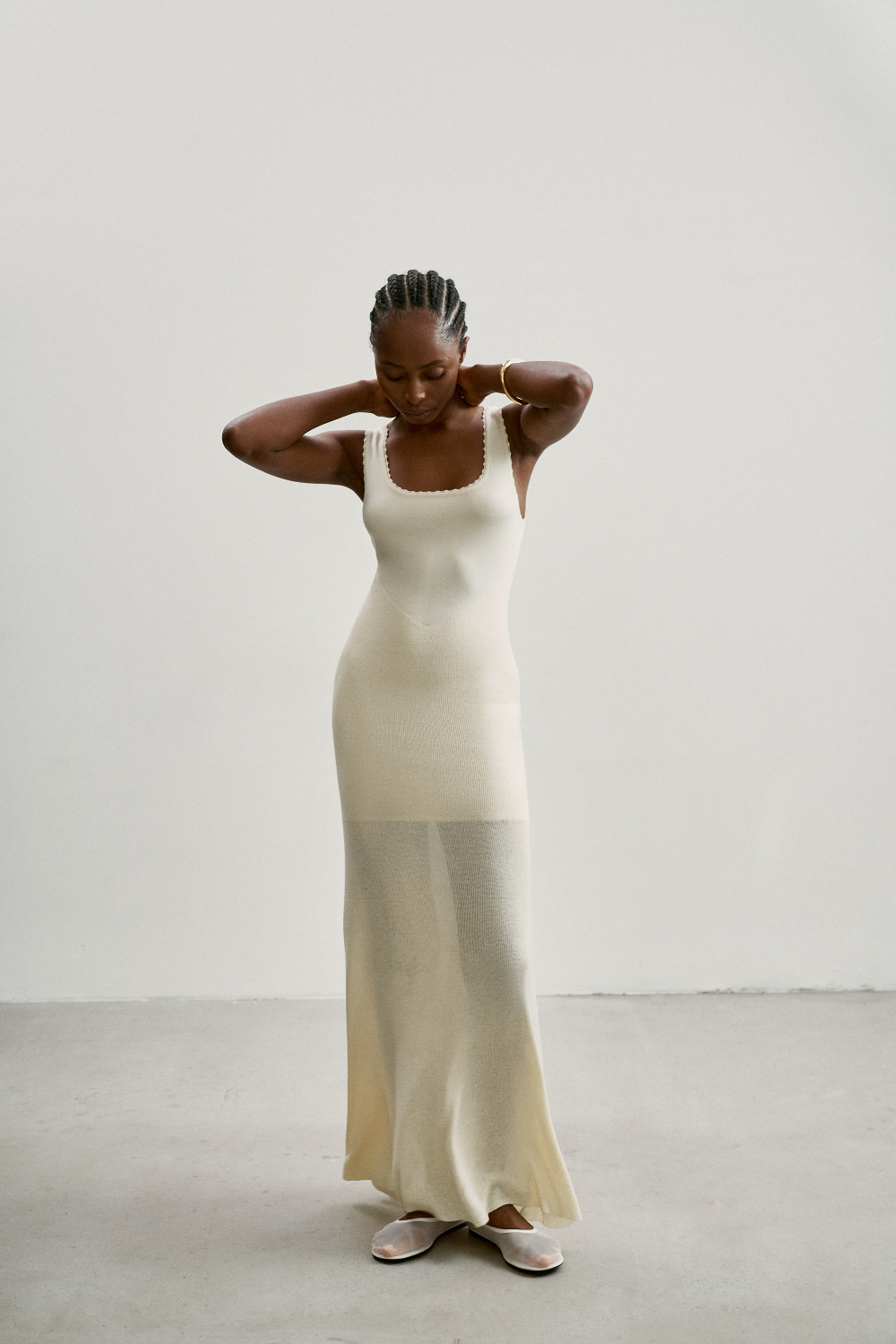 Платье ESSENTIAL, молочный