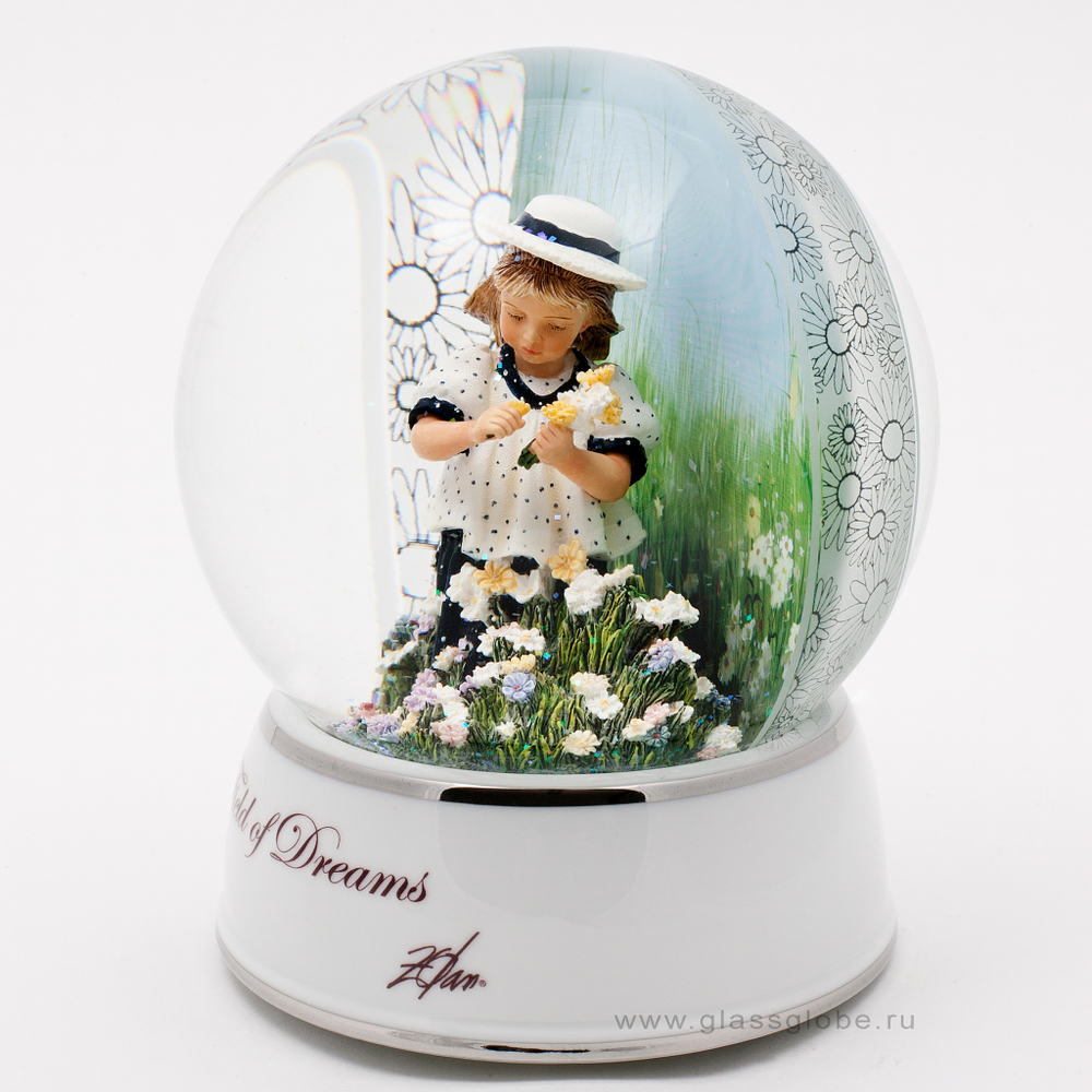 Снежный шар "Полевые цветы"