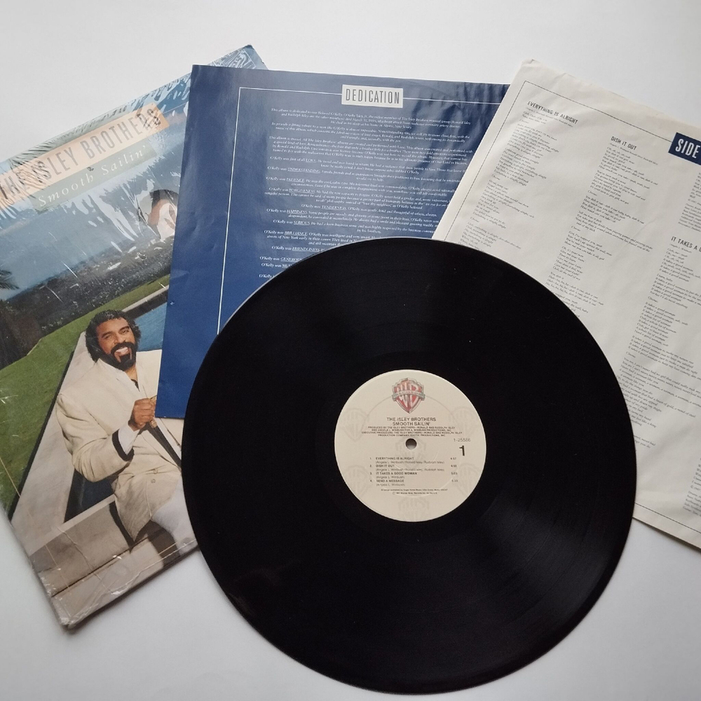 Винтажная виниловая пластинка LP The Isley Brothers Smooth Sailin (USA 1987) Come My Way
