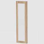 Зеркало настенное, 33х120, Пиафорте, прямоугольное, в раме, коричневое, массив дуба, Dipriz