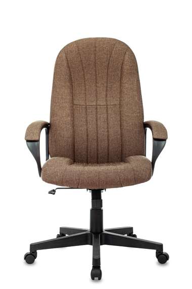 Кресло руководителя Бюрократ T-898AXSN коричневый 38-414 крестов. пластик