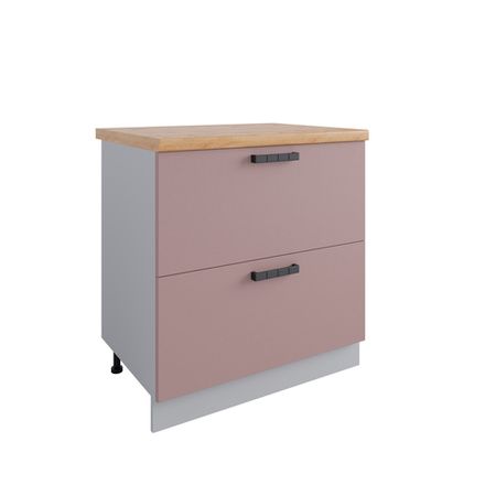 Кухня Модуль КМЯ 800 Ройс Пудра Скин