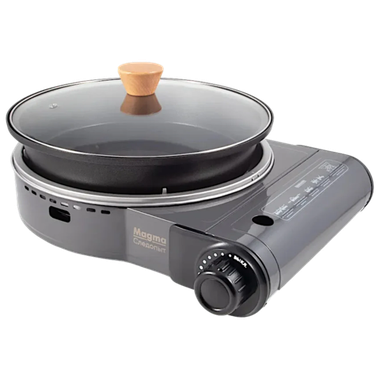 Газ. плита Следопыт PF-GST-N18 Magma 2.30кВт 168г/ч 3.55кг со сковородой и крышкой диаметр 26см