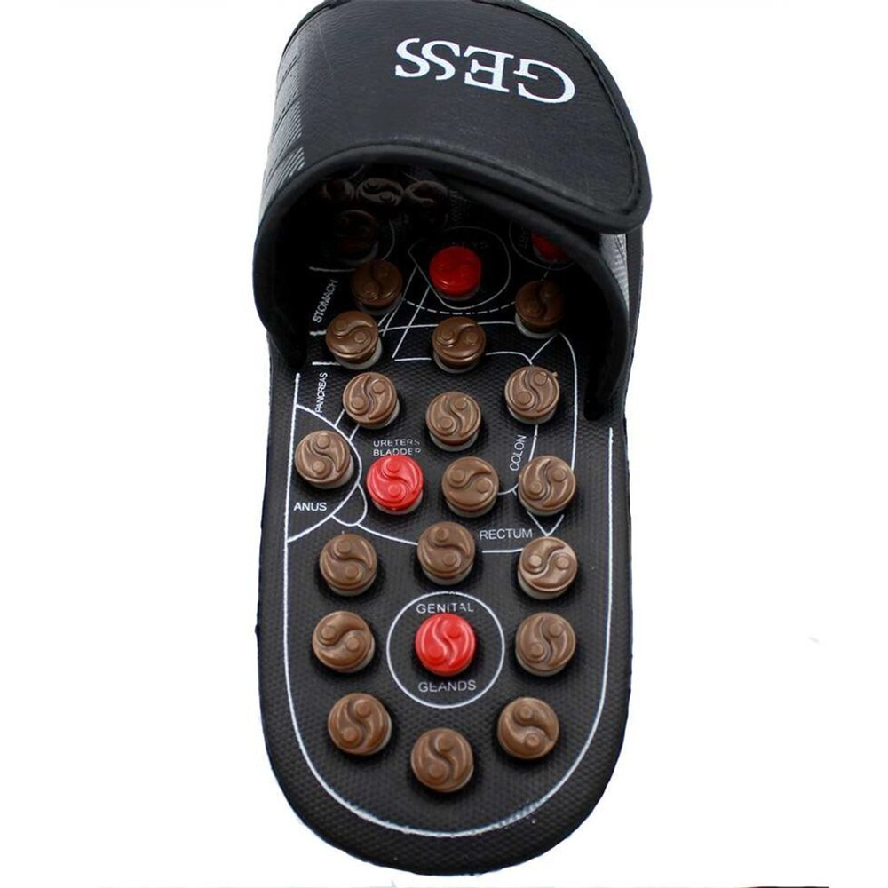 Массажные тапочки uFoot (XL 44-45), массаж стоп, акупунктурный массаж, регулировка по ширине, GESS