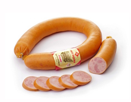 "Колбаса с индейкой" полукопченая Брестский МК