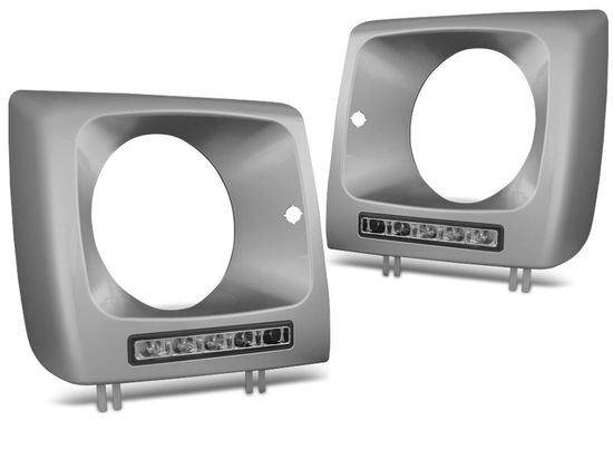 Дневные ходовые огни для Mercedes G-Class W463 (01-12) серебристые